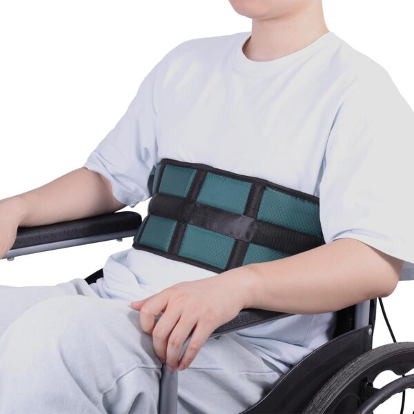 Wheelchair Seat Belt，Adjustable Safety Belt for The Elderly， Medical Wheelchair Safety Harness for Patient Caring，Falling Out Prevention -for The Elderly, Pregnant & Paralyzed